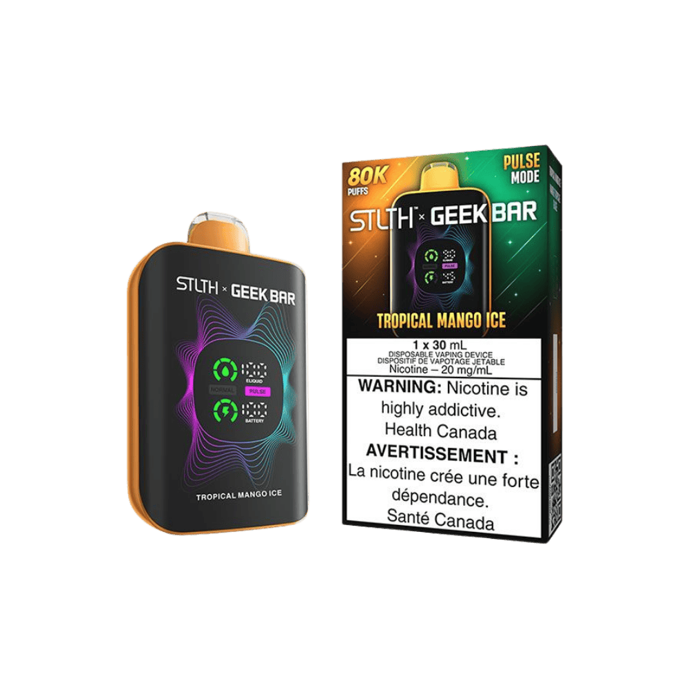 STLTH X Geek Bar 80K - Tropical Mango Ice Disposable Vape
