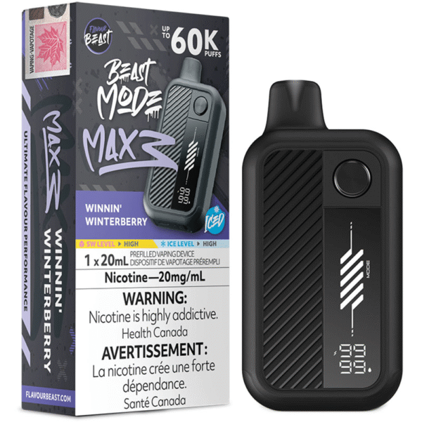 Flavour Beast Beast Mode Max 3 - Winnin' Winterberry Iced Disposable Vape — 4one6 Vape Toronto