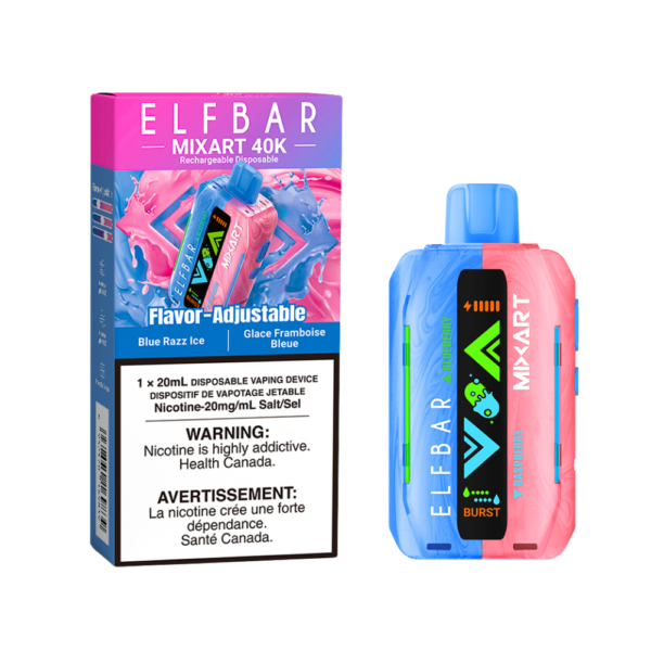 Elf Bar 10K - Blue Razz Ice Disposable Vape — 4one6 Vape Toronto