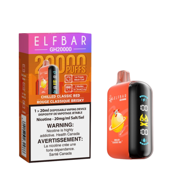 Elf Bar 10K - OG CO (Chilled Classic Red) Disposable Vape — 4one6 Vape Toronto