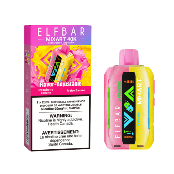 Elf Bar 10K - Strawberry Banana Disposable Vape — 4one6 Vape Toronto