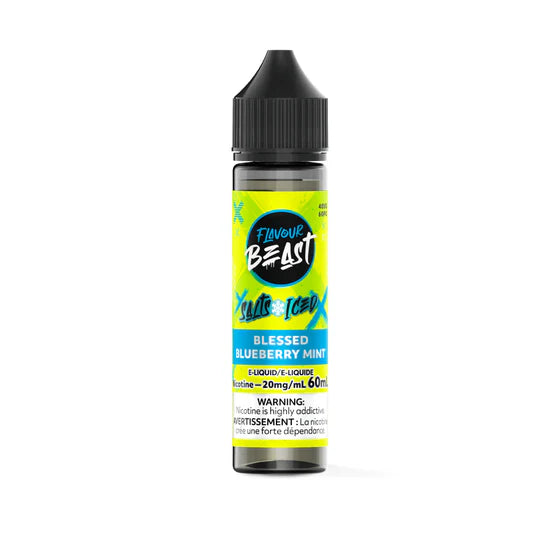 Flavour Beast 60ML Salt - Blessed Blueberry Mint Nic Salt E-Liquid — 4one6 Vape Toronto
