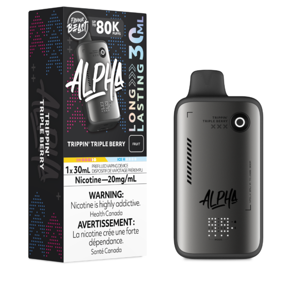 Flavour Beast Alpha 80K - Trippin' Triple Berry Disposable Vape — 4one6 Vape Toronto