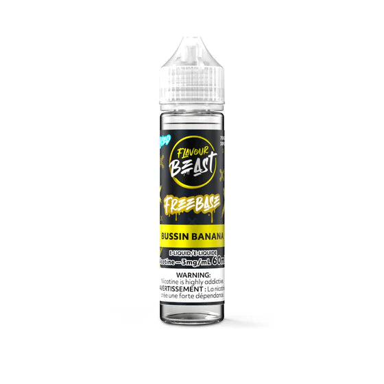 Flavour Beast Freebase - Bussin Banana Iced E-Liquid — 4one6 Vape Toronto