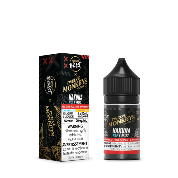 Flavour Beast x 12 Monkeys - Hakuna Iced Nic Salt E-Liquid — 4one6 Vape Toronto