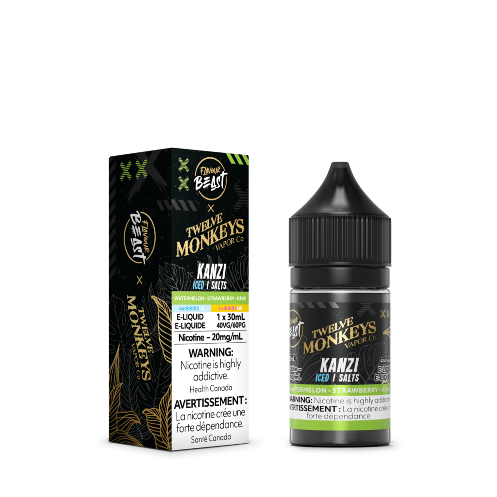 Flavour Beast x 12 Monkeys - Kanzi Iced Nic Salt E-Liquid — buy in Toronto at 4one6 Vape