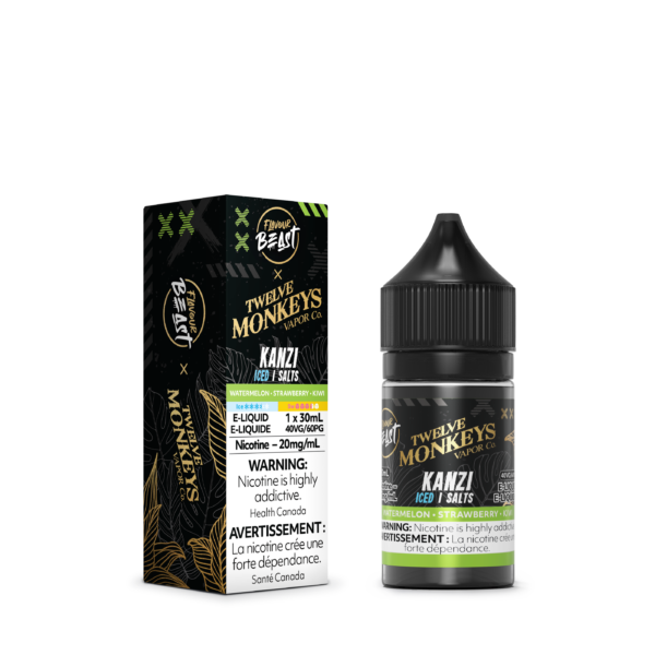 Flavour Beast x 12 Monkeys - Kanzi Iced Nic Salt E-Liquid — 4one6 Vape Toronto