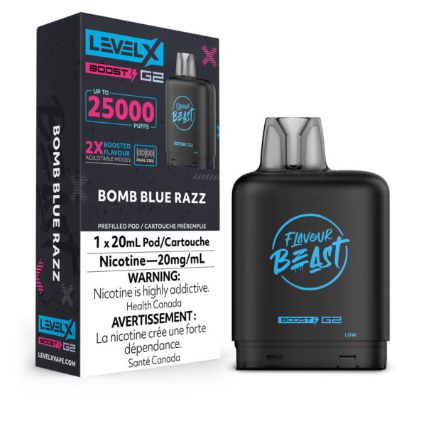 Level X G2 Flavour Beast Ultra Pod - Bomb Blue Razz — 4one6 Vape Toronto