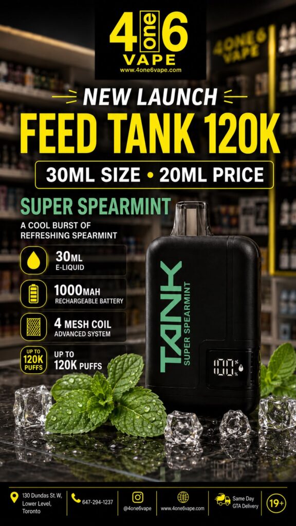 Feed Tank 120K — Super Sour Spearmint