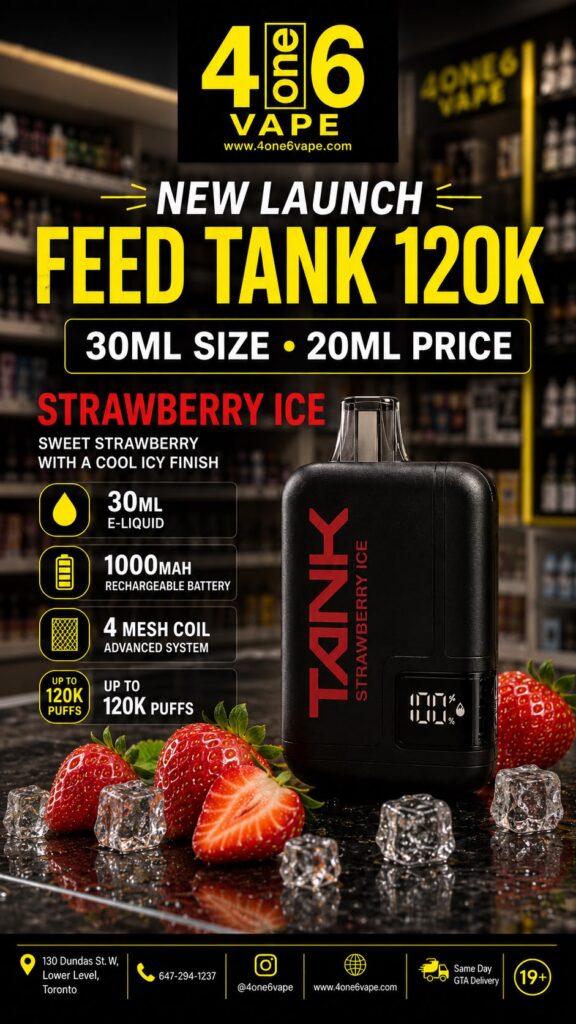 Feed Tank 120K — Strawberry Ice