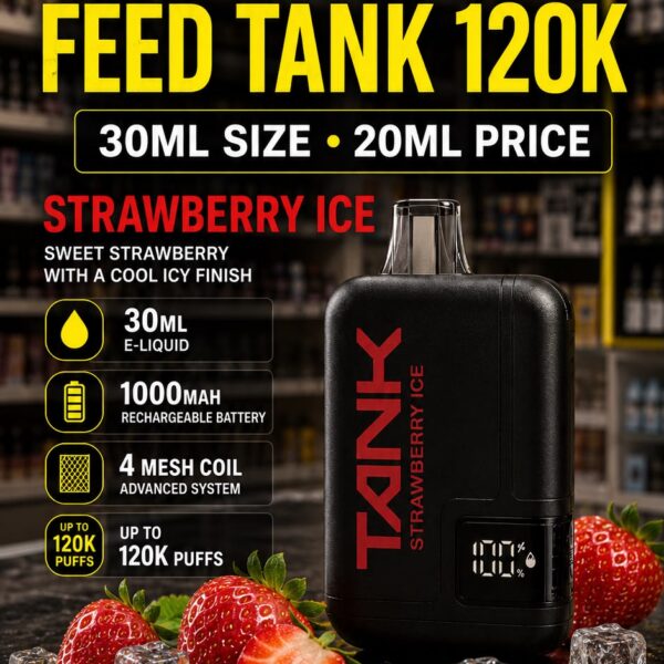 Feed Tank 120K — Strawberry Ice