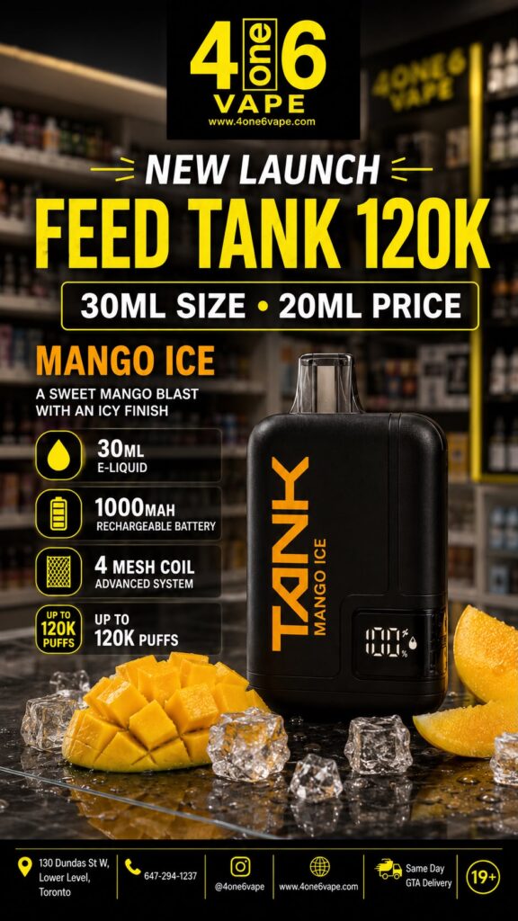 Feed Tank 120K — Mango Ice