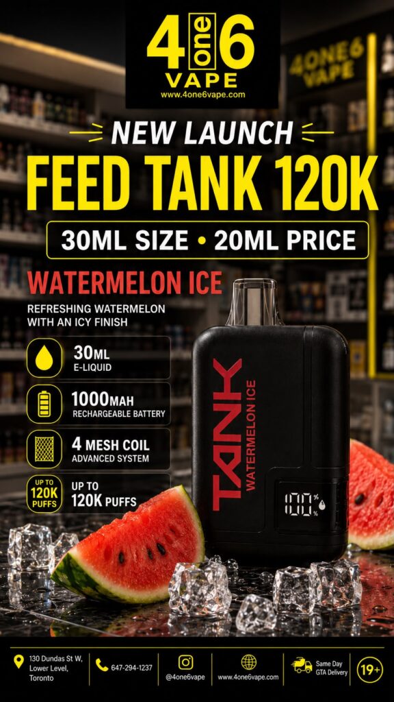 Feed Tank 120K — Watermelon Ice