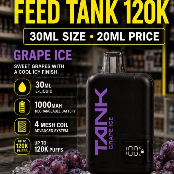 Feed Tank 120K — Grape Ice