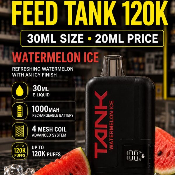 Feed Tank 120K — Watermelon Ice