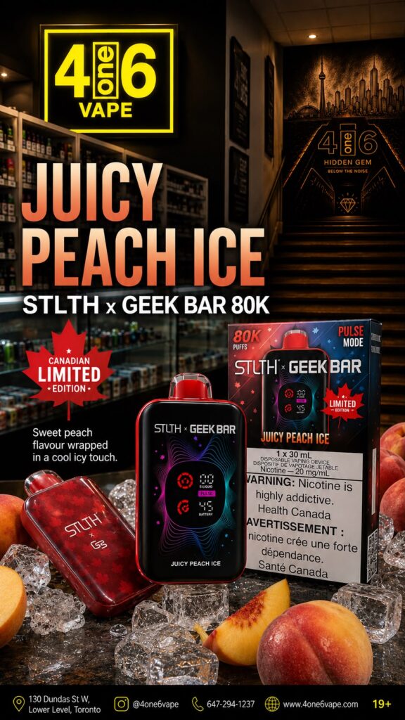 STLTH x Geek Bar 80K — Juicy Peach Ice