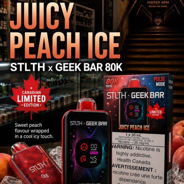 STLTH x Geek Bar 80K — Juicy Peach Ice