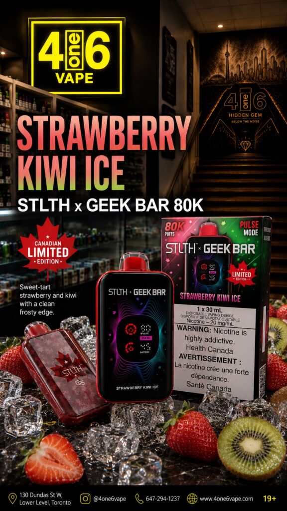 STLTH x Geek Bar 80K — Strawberry Kiwi Ice