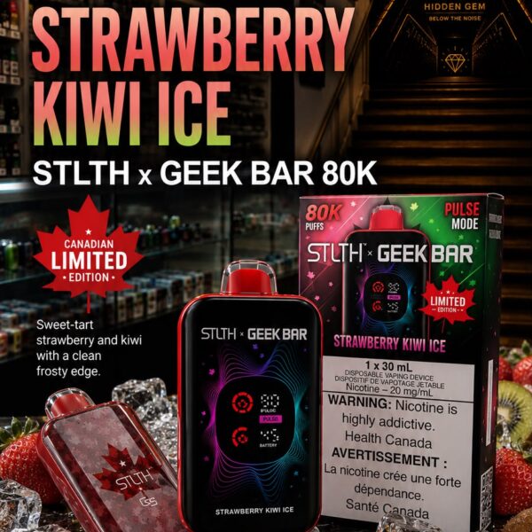 STLTH x Geek Bar 80K — Strawberry Kiwi Ice