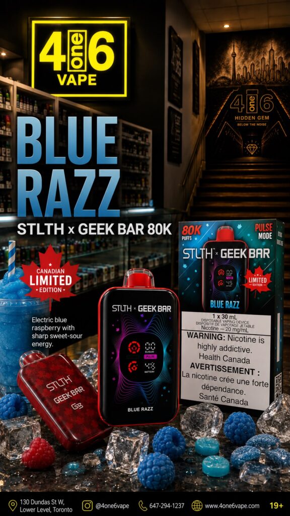 STLTH x Geek Bar 80K — Blue Razz