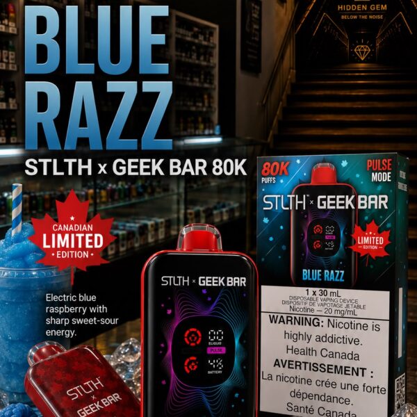STLTH x Geek Bar 80K — Blue Razz