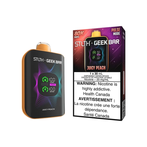 STLTH x Geek Bar 80K — Juicy Peach — 4one6 Vape Toronto
