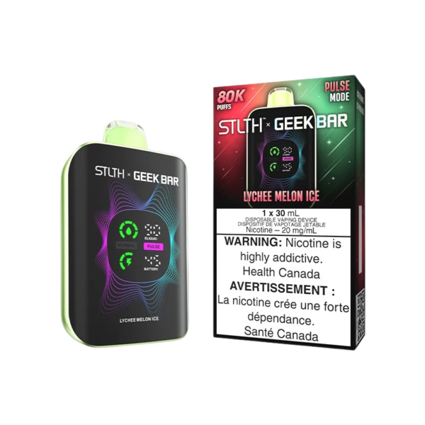 STLTH x Geek Bar 80K — Lychee Melon Ice — 4one6 Vape Toronto