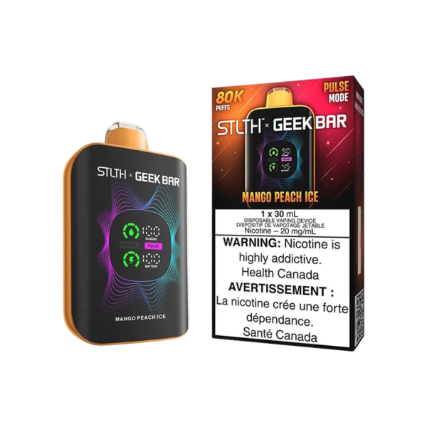 STLTH x Geek Bar 80K — Mango Peach Ice — 4one6 Vape Toronto