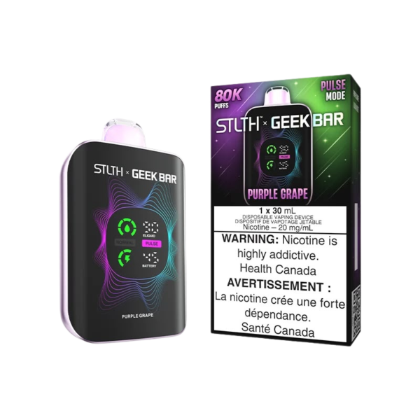 STLTH x Geek Bar 80K — Purple Grape — 4one6 Vape Toronto