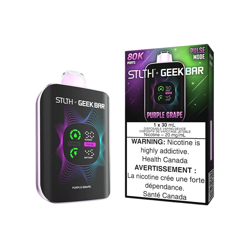 STLTH x Geek Bar 80K Purple Grape disposable vape — buy in Toronto at 4one6 Vape
