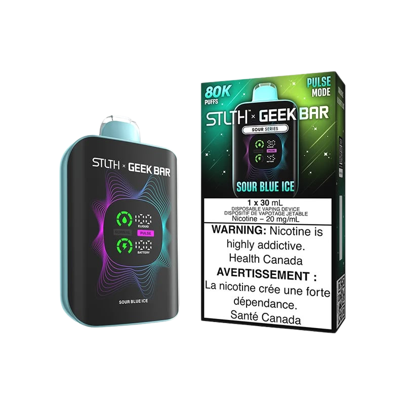 STLTH x Geek Bar 80K — Sour Blue Ice — buy in Toronto at 4one6 Vape