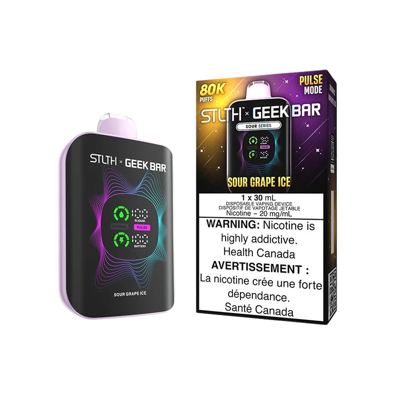 STLTH x Geek Bar 80K — Sour Grape Ice — buy in Toronto at 4one6 Vape