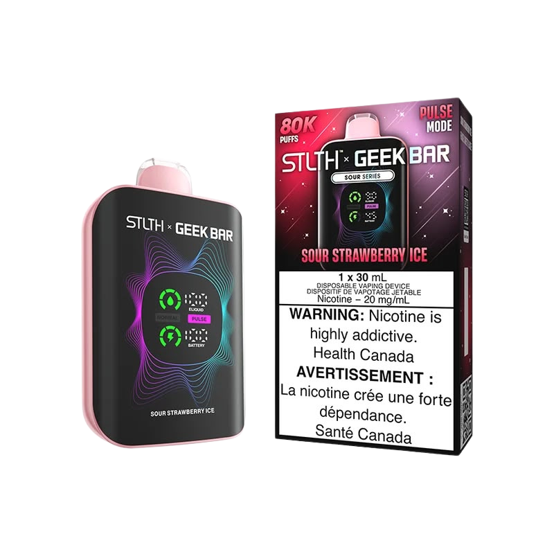 STLTH x Geek Bar 80K — Sour Strawberry Ice — buy in Toronto at 4one6 Vape