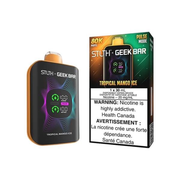 STLTH x Geek Bar 80K — Tropical Mango Ice — 4one6 Vape Toronto