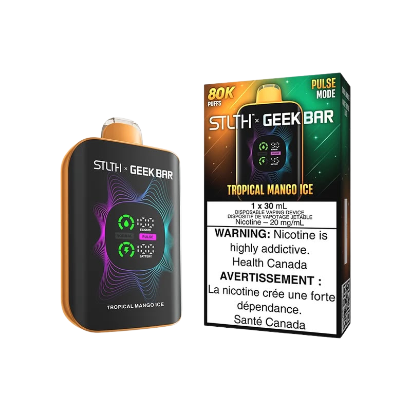 STLTH x Geek Bar 80K — Tropical Mango Ice — buy in Toronto at 4one6 Vape