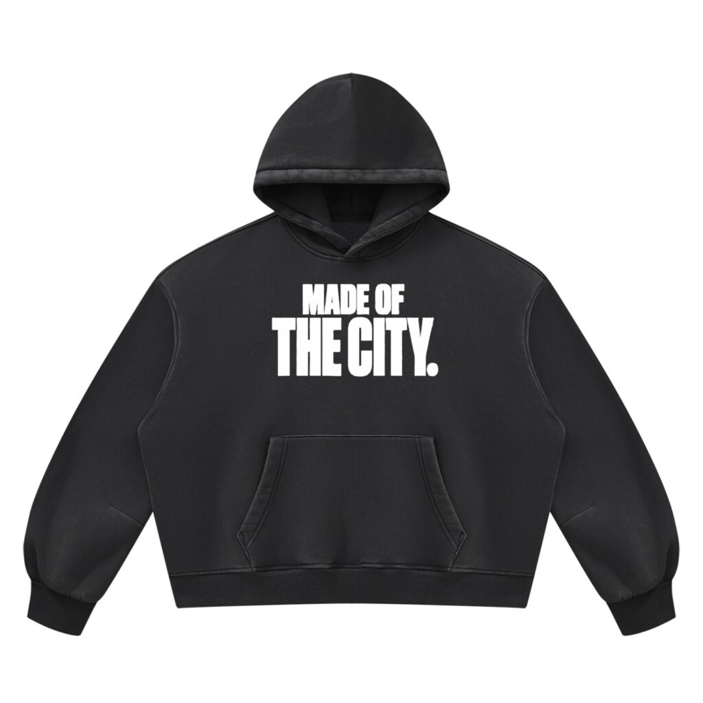 Unisex Vintage Wash Boxy Fleece Hoodie