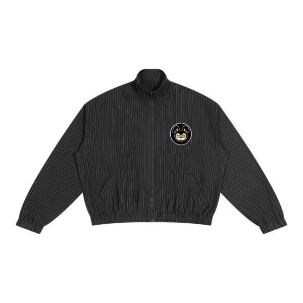 Unisex Striped Full-Zip Track Jacket — 4one6 Vape Toronto
