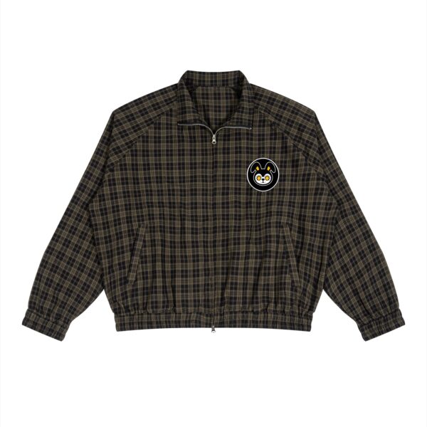 Unisex Plaid Full-Zip Track Jacket — 4one6 Vape Toronto