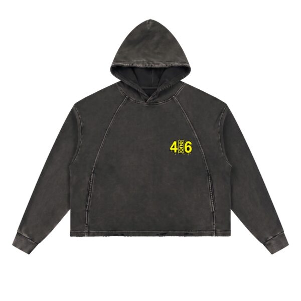 Vintage Washed Frayed-Hem Hoodie — 4one6 Vape Toronto