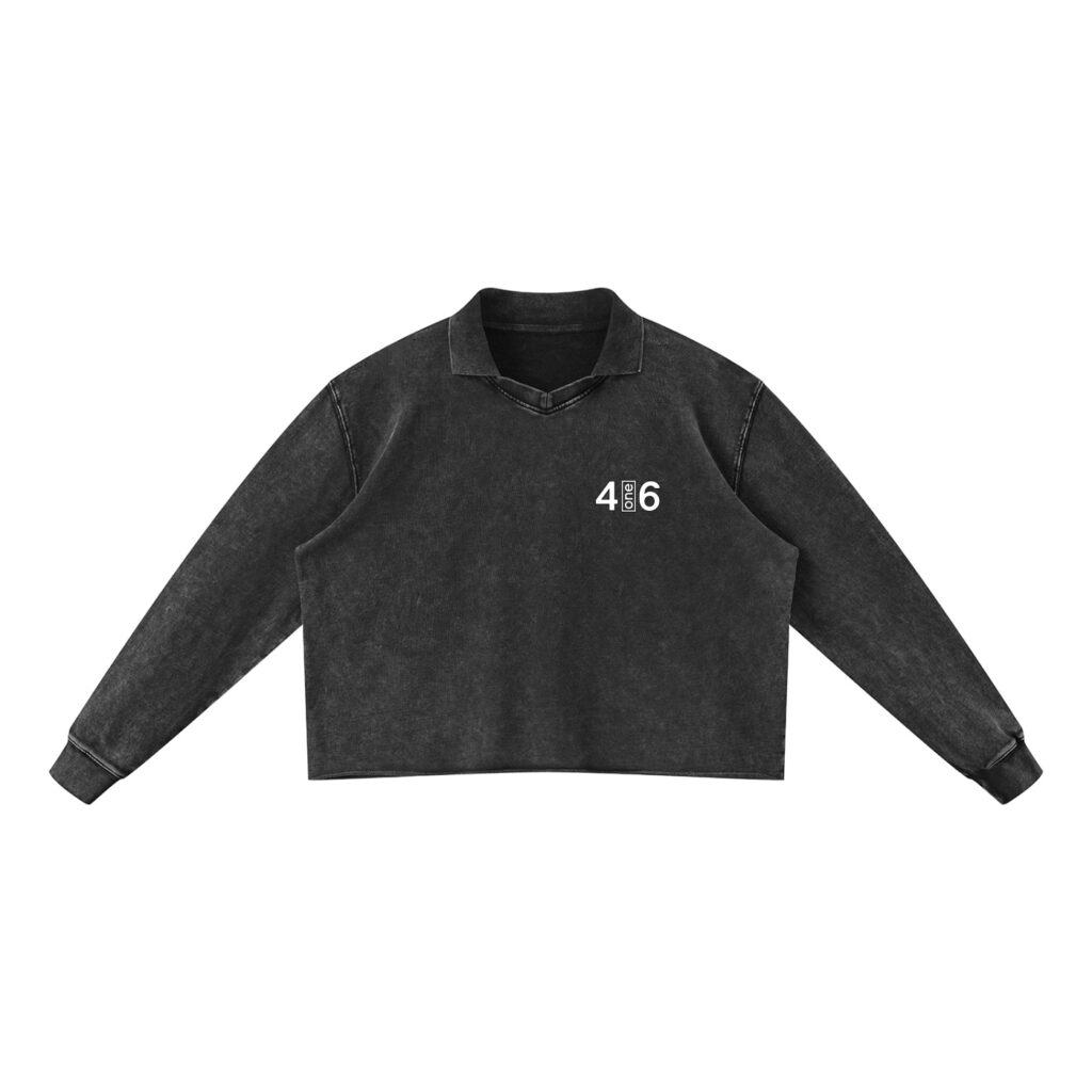 Unisex Mineral Wash Pullover Sweatshirt — 4ONE6 Merch, Toronto