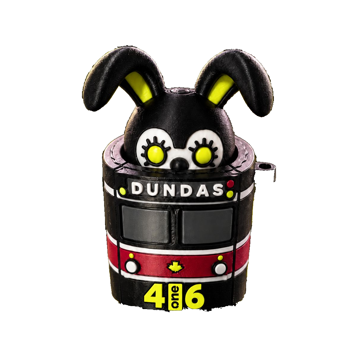 4ONE6 Dundas Edition streetcar clicker keychain