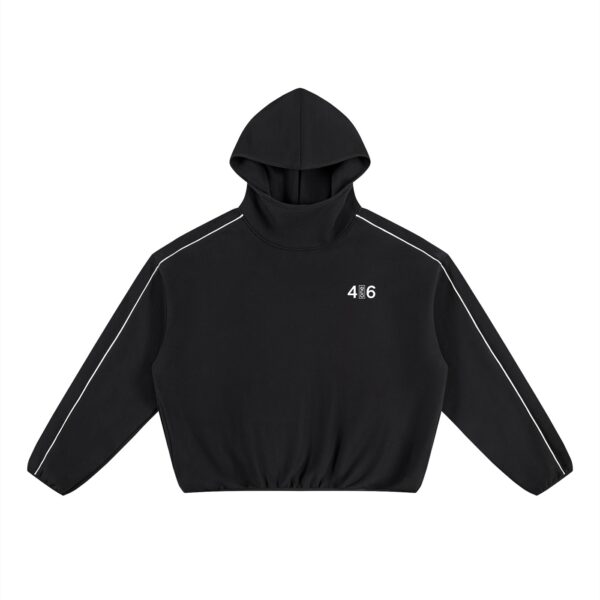 Unisex Boxy Piping Fleece Hoodie — 4one6 Vape Toronto