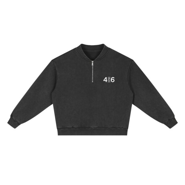 Unisex Vintage Wash Fleece Quarter Zip Sweatshirt — 4one6 Vape Toronto