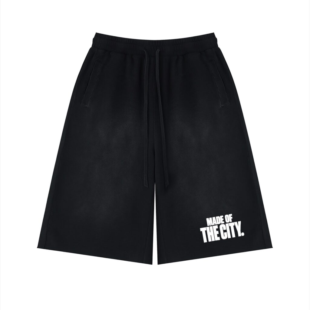Unisex Sunfade Raw Edge Shorts — 4ONE6 Merch, Toronto
