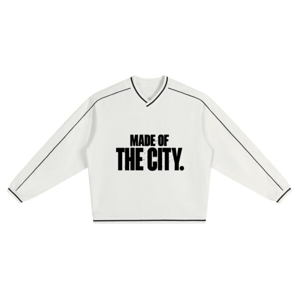 Unisex Color Block V-Neck Sweatshirt — 4one6 Vape Toronto