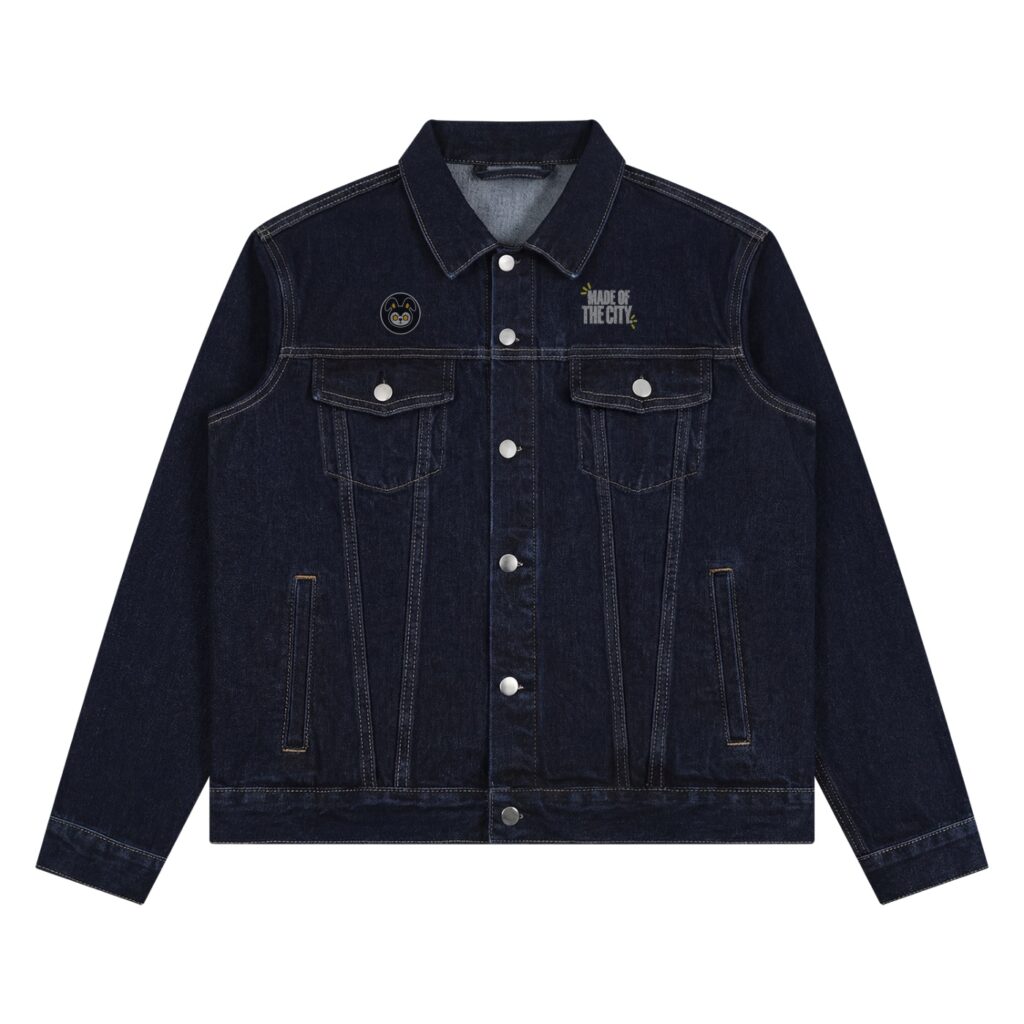 Unisex Vintage Wash Denim Jacket — 4ONE6 Merch, Toronto